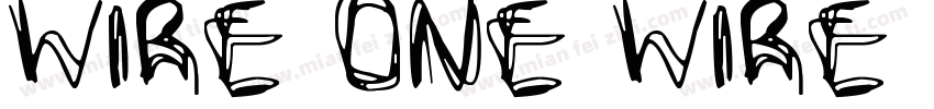 Wire One Wire One字体转换